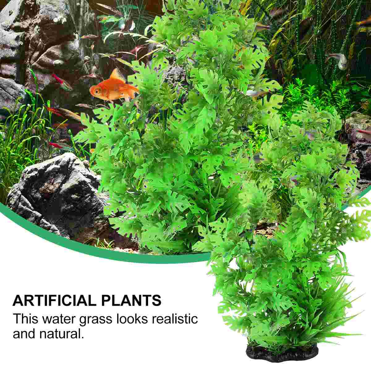 Aquariums Landscape Grass Lifelike Plant Decor Artificial Grass Aquarium Water Plant Fish Tank Grass Aquariums Ornament