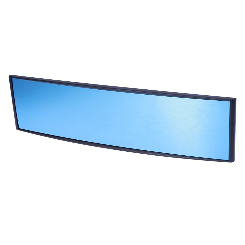 Universal Car Rear View Mirror Wide Angle Panoramic Anti-dazzling Interior Rearview Mirror Large Vision 300x75mm Curved Mirror (