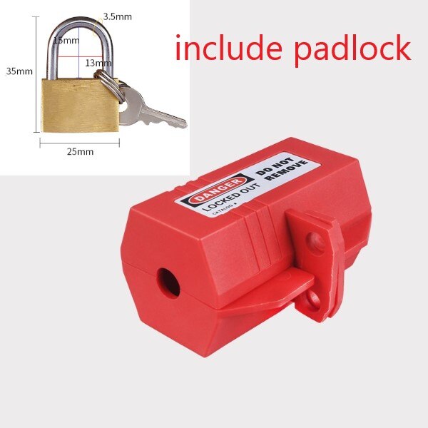 middle size appliance plug lockout power plug lockout socket lockout Household Electric Power plug lock washer TV Box: include padlock
