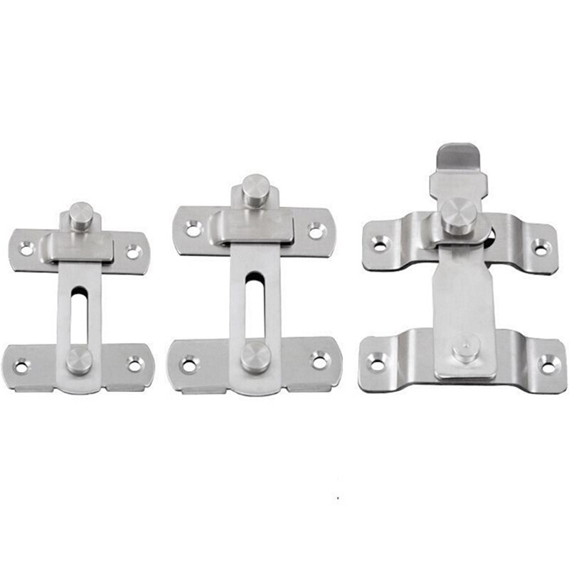 Guard Latch Bolt With Screws Sliding Window Door Lock Handle Stainless Steel Door Latch Home Safety Chain Door Home Hardware: S