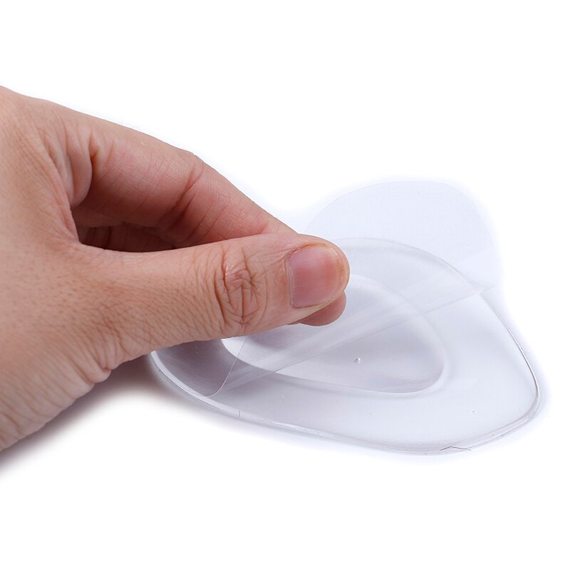 1 par de almohadillas transparentes de silicona para medio pie almohadillas de apoyo para arco plantillas para pies de masaje