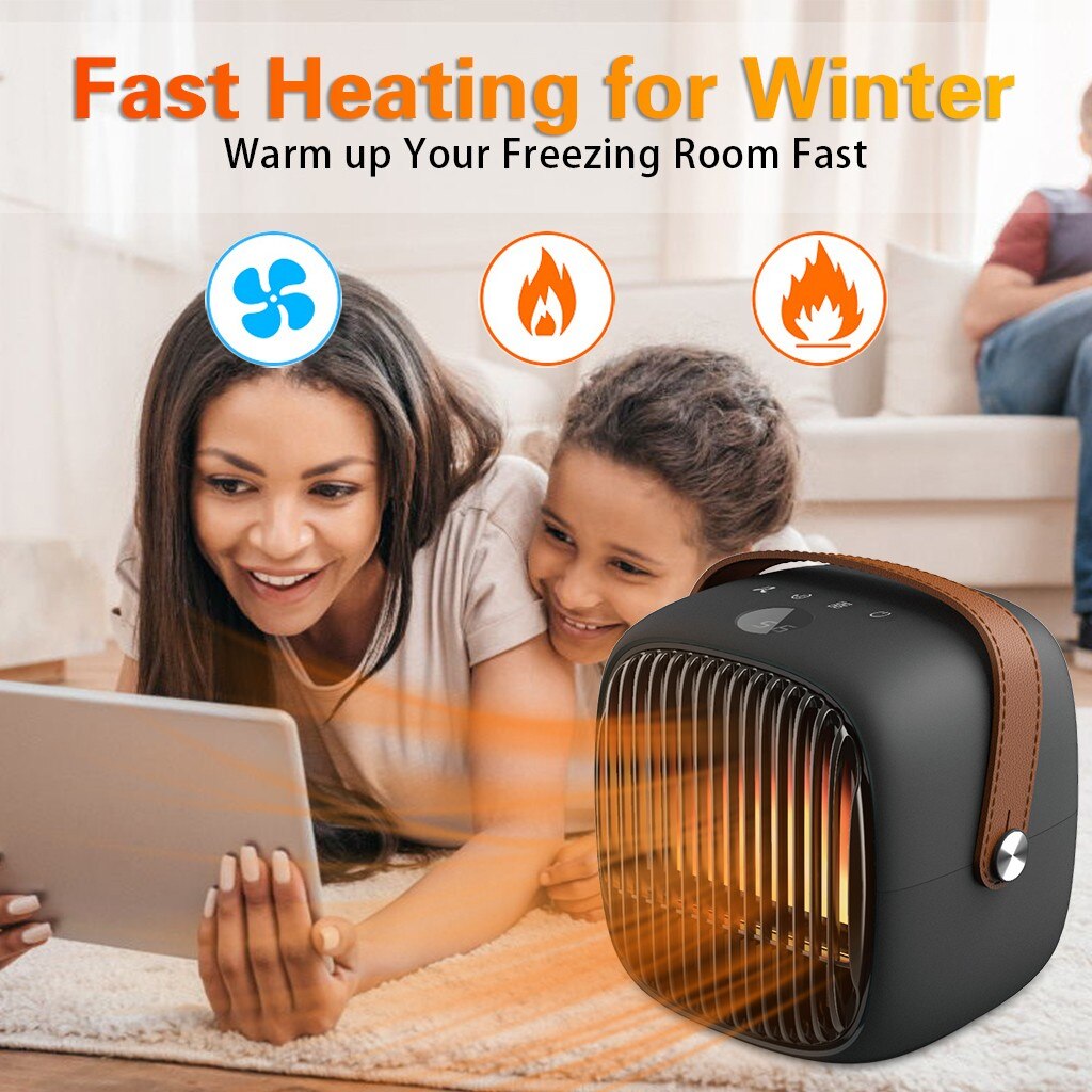 Portable Electric Heater Fan Room Heater Desktop Mini Heating Air Heater For Home Space Winter Warmer Fan обогреватель для дома