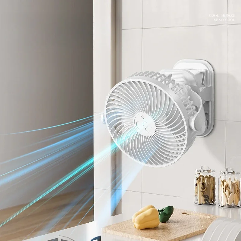 Petit ventilateur étudiant dortoir pince ventilateur USB charge mural ventilateur haut vent bureau ventilateur électrique ventilateur Portable