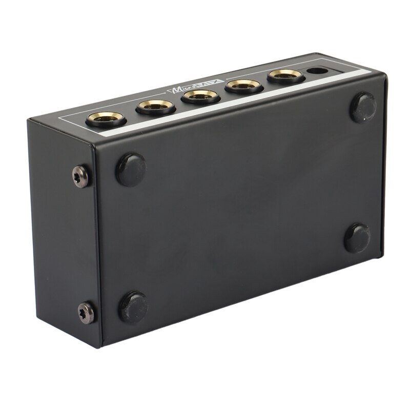 4 Channel Sound Mixer Low-Noise Audio Sound Mixer Amplifier For Keyboards,Musical Instruments (EU Plug)