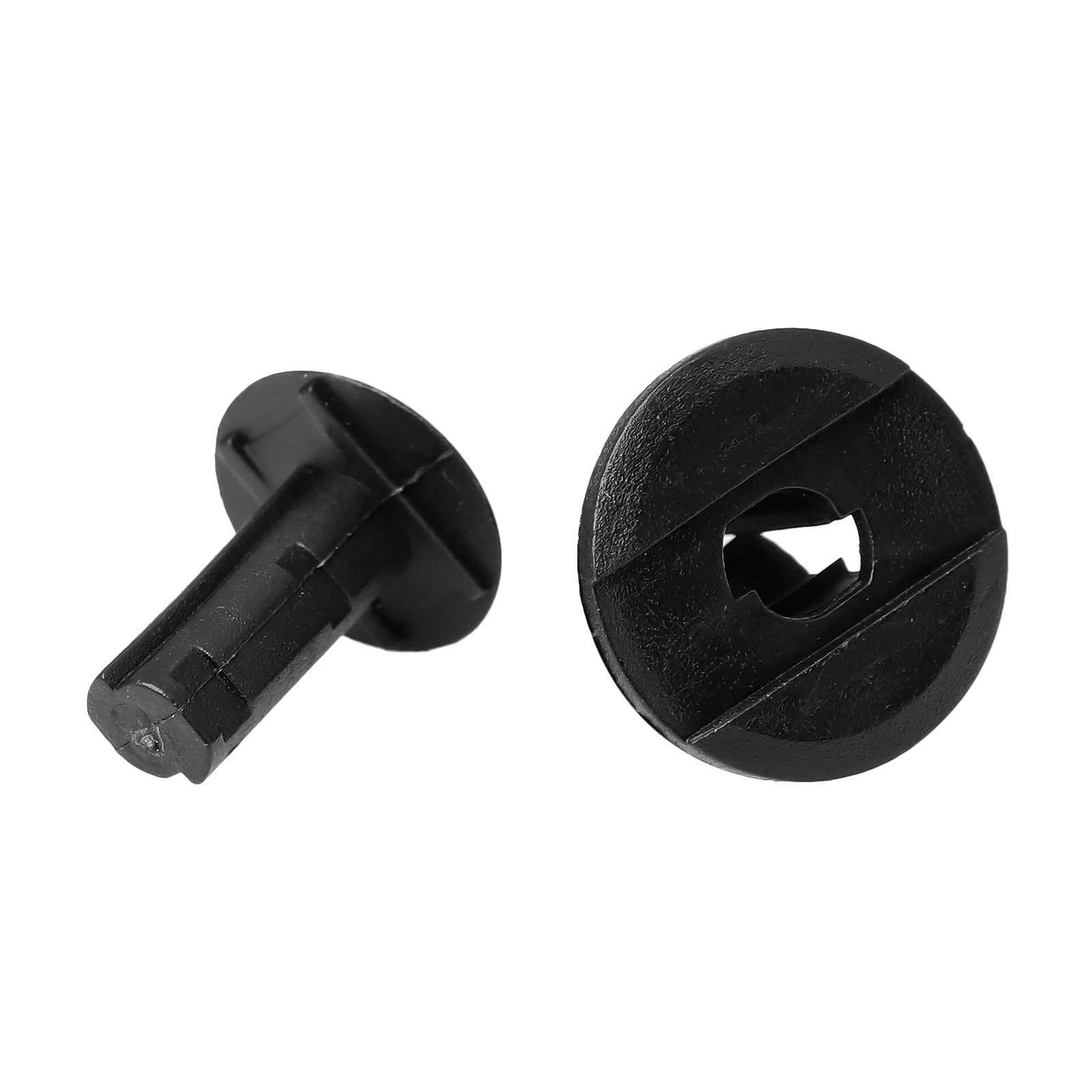 8mm Auto Retainer Clips Kunststoff Befestigungen Kit Auto Trim Panel Clip Schwarz Auto Körper Stoßstange Niet Set Ersatz Push pin 50PCS