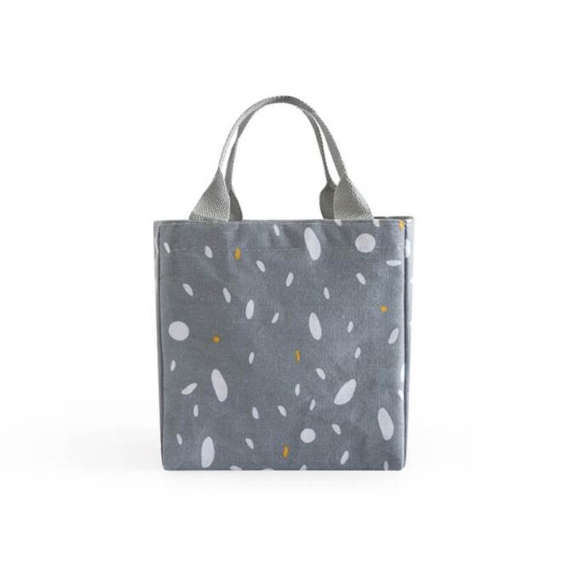 Bolso Oxford a prueba de agua, Bolsa térmica con patrón Floral, Bolsa de almuerzo para la playa, Bolsa de Picnic térmica, Bolsa térmica para mujeres, Chico, Bolsa refrigeradora para hombres: Gris oscuro