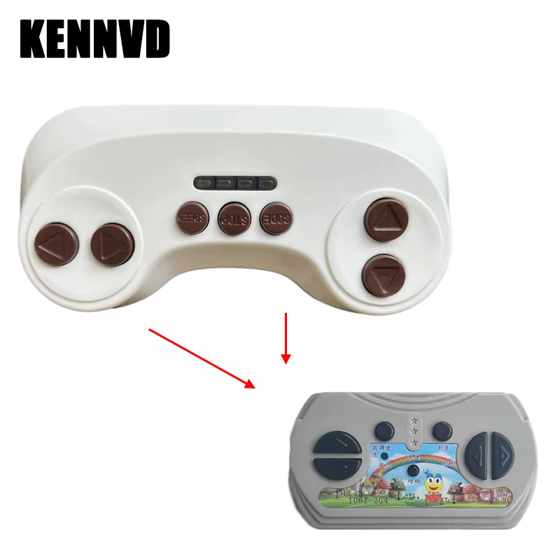Afstandsbediening en controller voor elektrische voertuigen voor kinderen, elektrische graafmachine en tankontvanger voor kinderen: Lavendel