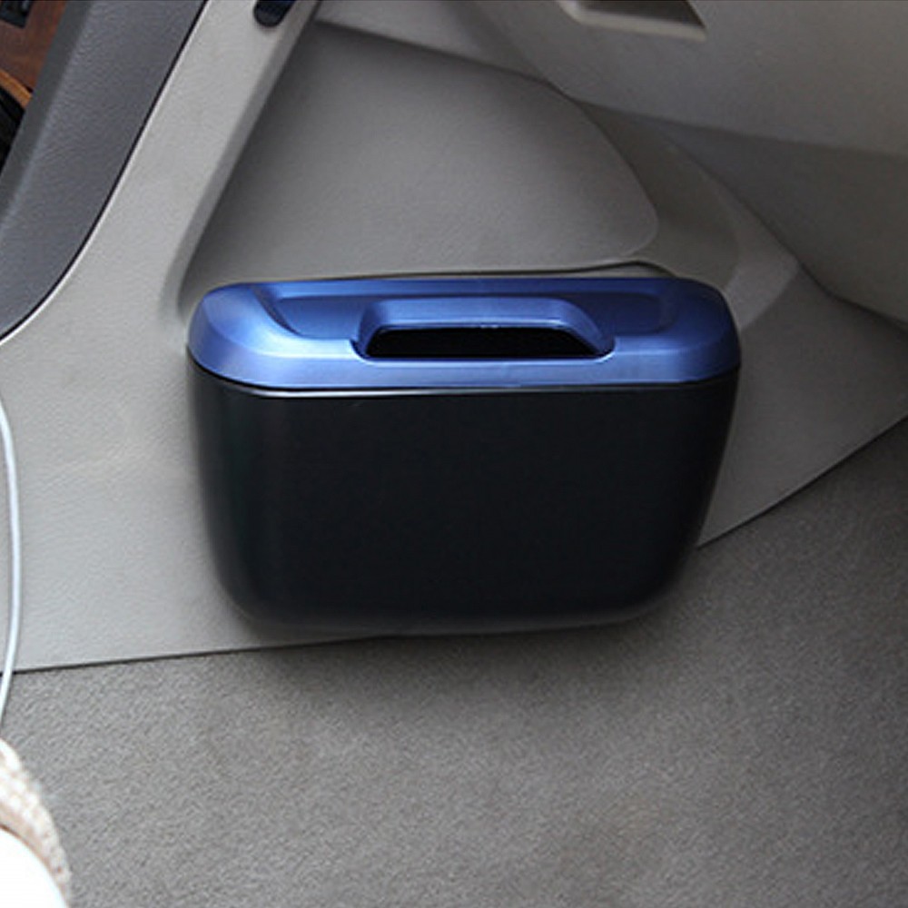Mini Vehicle Auto Car Garbage Dust Case Holder Box Bin Trash Rubbish Can Multifunction Organizer #PY10