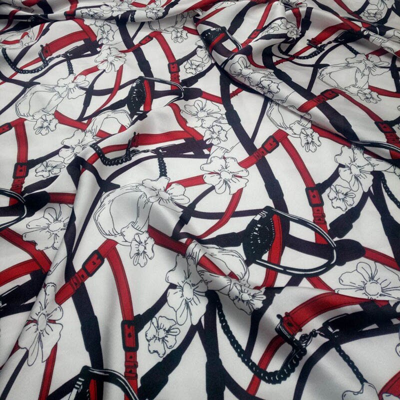 Chiffon stoff Sommer Neue Badeanzug Chiffon Gedruckt Stoff Sonnencreme Zubehör Blumen- gedruckt Chiffon: 1
