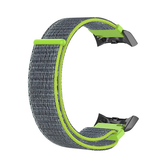 Bracelet de montre de Sport en Nylon pour Samsung Gear Fit2 Pro bracelets de montre de fitness Bracelet de poignet pour Samsung Bracelet de 2 SM-R360: green 2