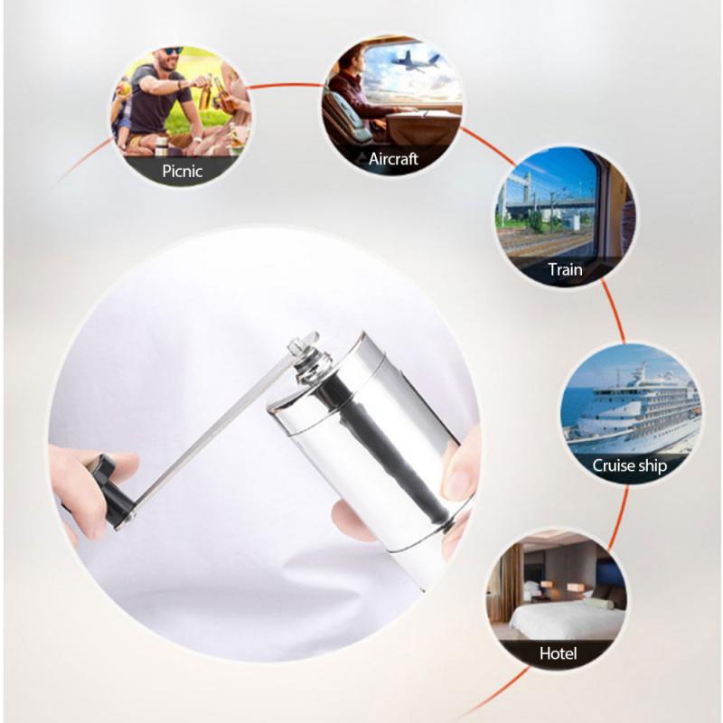 Kitchen Tool Coffee Grinder Stainless Steel Hand Manual Handmade Coffee Bean Burr Grinders Mill Caffee Machine Grinders