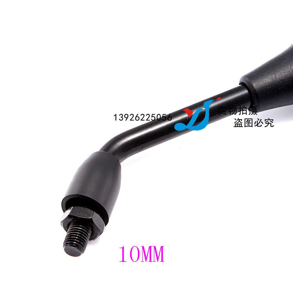 10MM Motorrad Hinten rückspiegel Roller Seite spiegel für Yamaha YBR FZR YZF XJR FJR R1 R3 R6 MT03 MT07 MT09 MT10