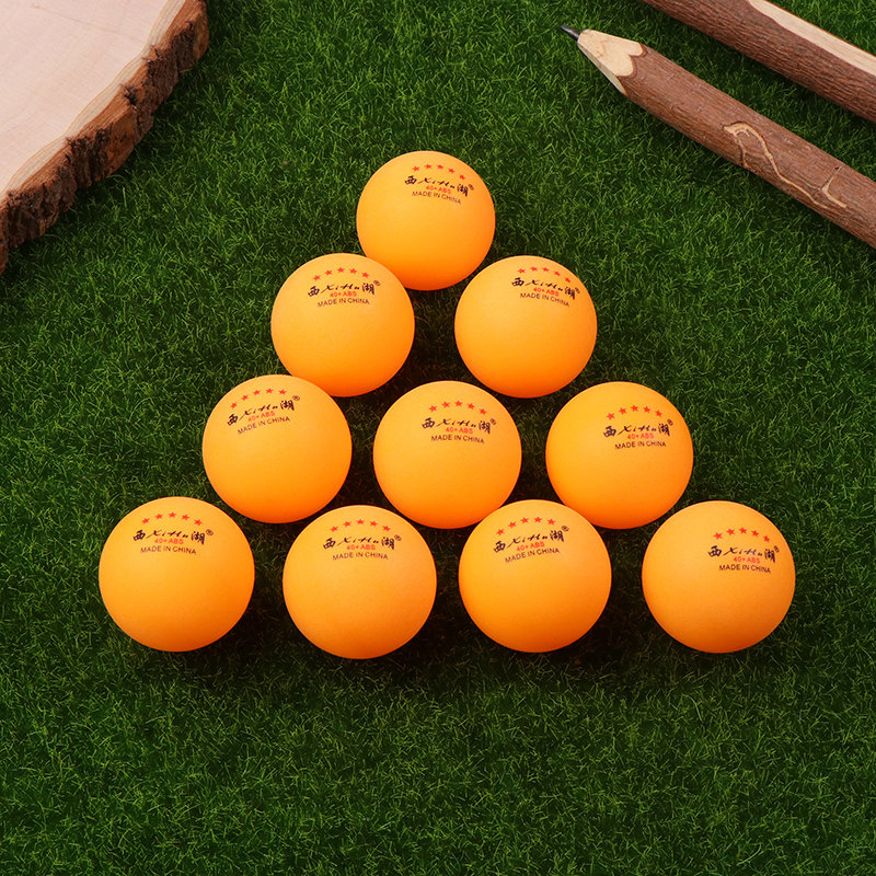 Pelotas de tenis de mesa de 5 estrellas de alto estándar, 40 + pelotas de Ping Pong ABS para entrenamiento de Club y pelotas de entrenamiento de competición aficionados, 10 Uds.