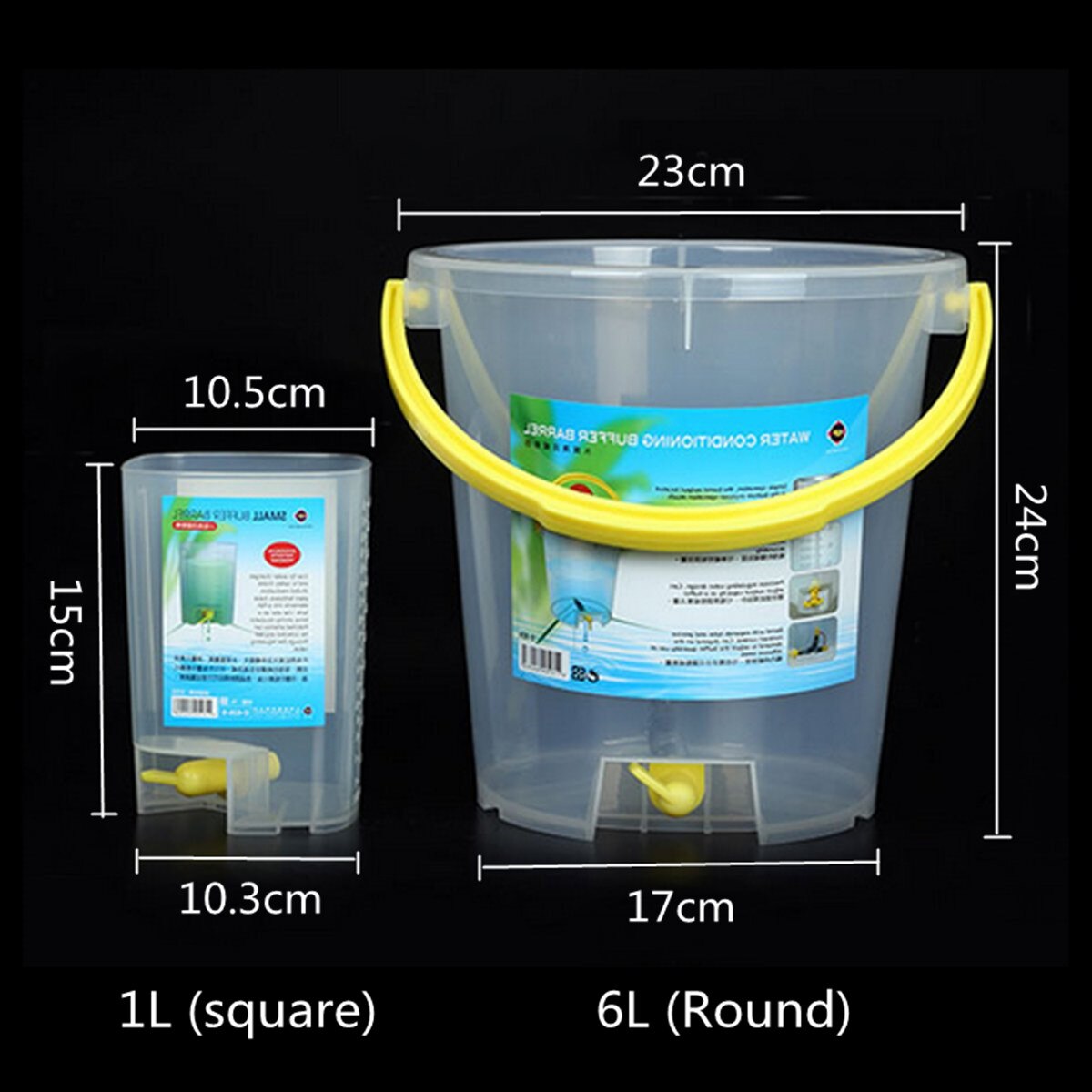 Akvarium dryp spand vand udveksling langsom fisk rejer tank refill ændring buffer udjævning befrugtning genopfyldning
