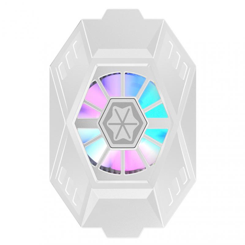 Mobile Phone Radiator Phone Cooling Fan Case Cold Wind Handle Fan For PUGB Phone Cooler Phone Cooling Fan Case: 02