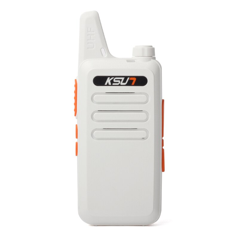 Portable Radio Set KSUN X-30TFSI Mini Walkie Talkie UHF Handheld Two Way Ham Radio Communicator HF Transceiver Amateur Handy: x50white