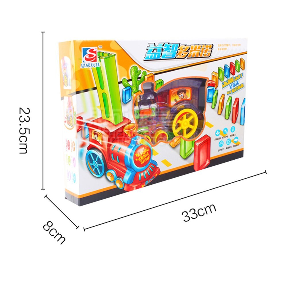 Juego de coches de dominó para niños con luz de sonido, conjunto automático de emisiones, bloques de elevador, juego de puente de trampolín, juguetes para niños