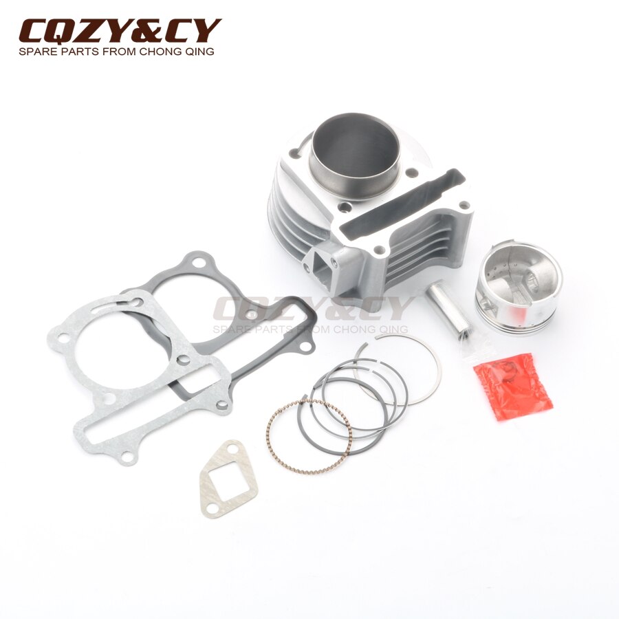 Scooter 50mm storboret cylinder kit stempel til kymco agility 50 basic 50 dj s filly super 8 vitality 50cc upgrade  to 100cc 4t