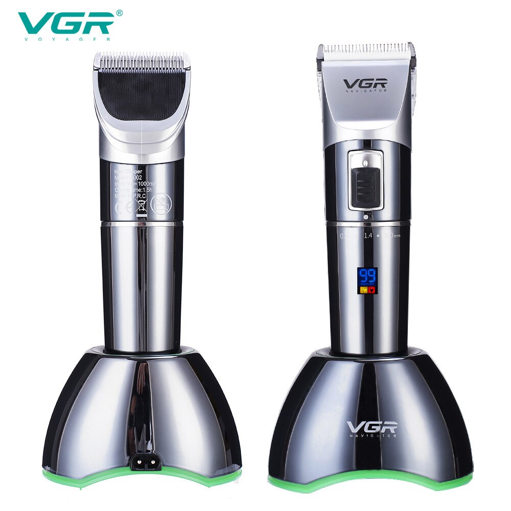 VGR 002-cortadora de pelo para hombre, cabezal de afeitado recargable, Universal, cuidado Personal, VGR, V-002