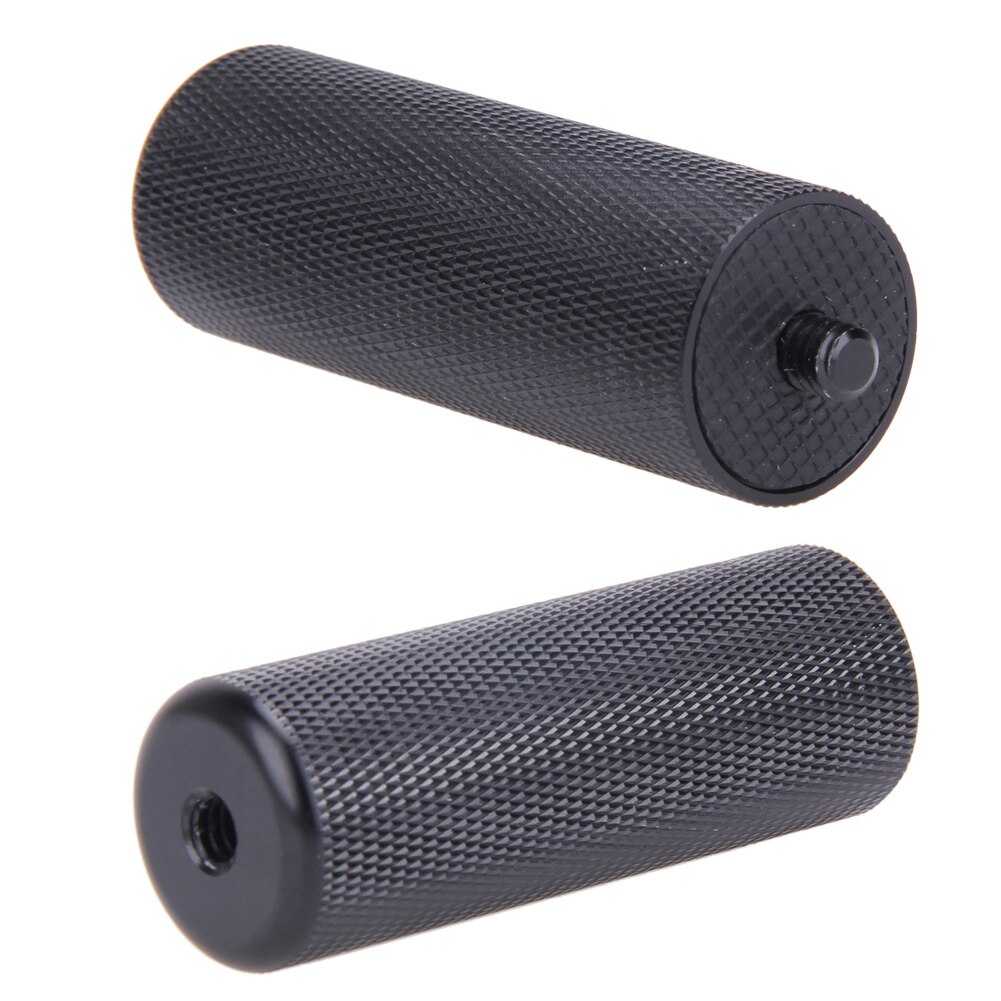 1/4 ''metall Schwarz Griff Hand Griff Kamera SLR DSLR Stabilisator Nicht-Unterhose Griff für LED Flashliting Kamera Zubehör