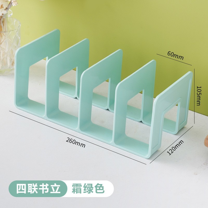 Multi-function Book Magazine Bookshelf Storage Stand Desk Organizer Holder for Book Magazine CD Files School Office Supplies: Burgundy