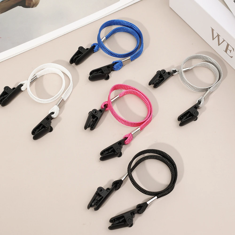 1/5 Stuks Cap Winddicht Touw Hoed Clips Cap Retainer Vissen Kleding Keeper Met Koord Voor Golfen Vissen varen Zeilen Sport
