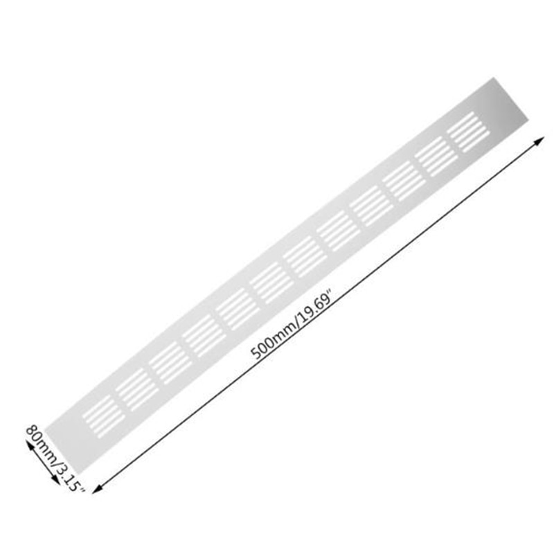 Outil de Grille de Ventilation de couverture de gril de persienne d'évent en métal d'alliage d'aluminium 1 Pc
