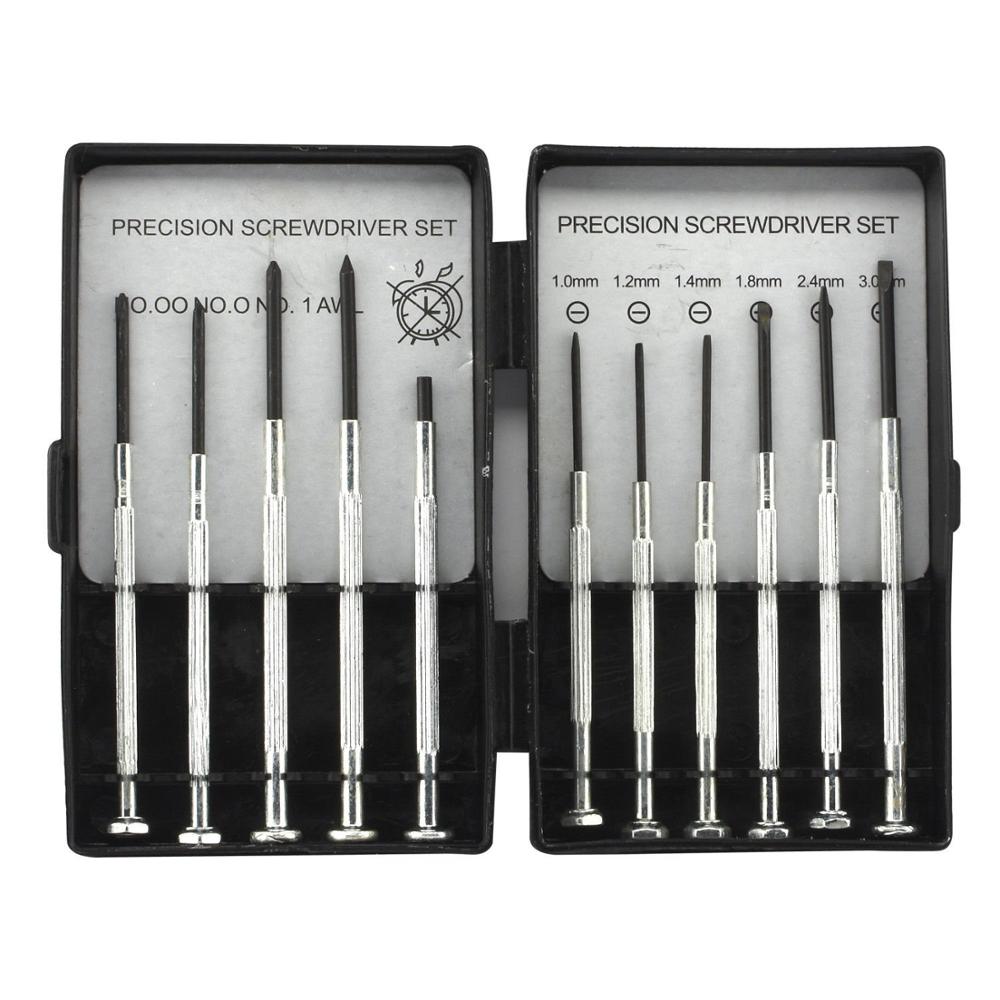 Precisie Schroevendraaier Set | 11 Stuks --- Case Horloges Bril Smartphone Console Phillips