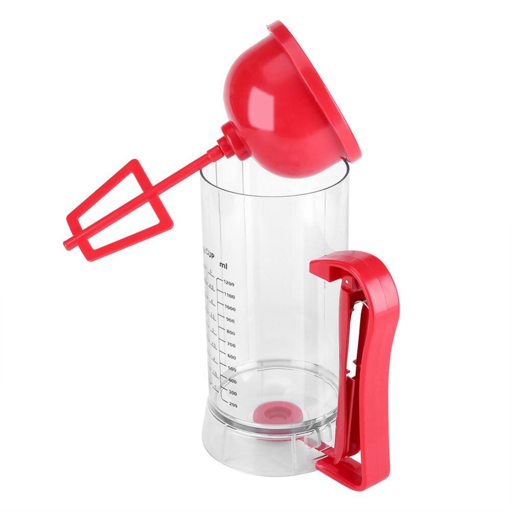 Electric Powered Batter Mixer Dispenser Pancake Batter Dispenser Cupcake Waffle Batter Maker Machine Kitchen Tool