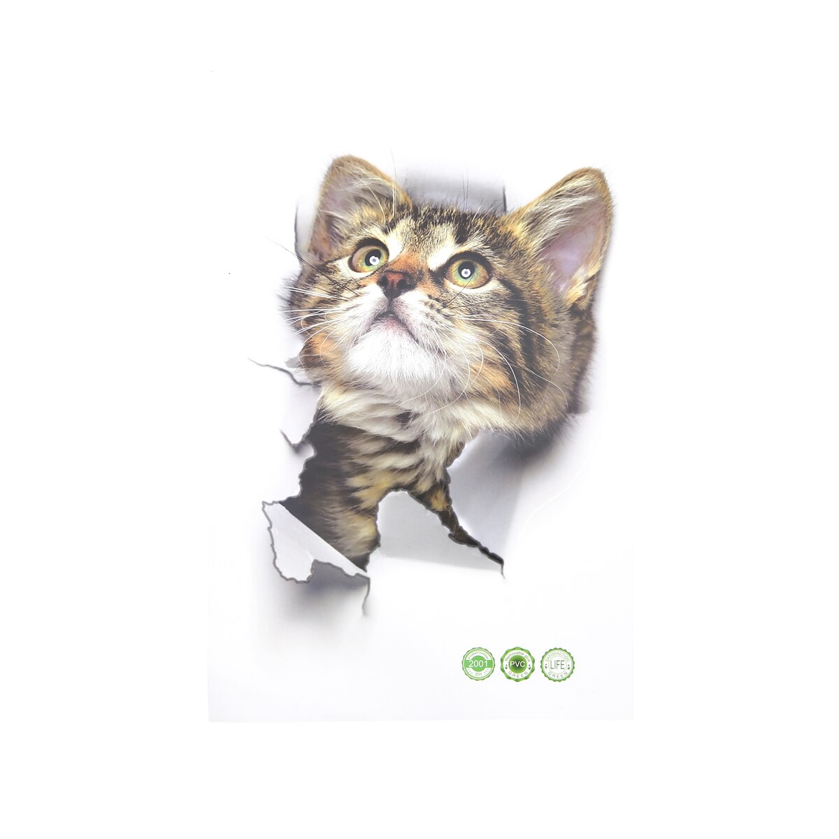 Verwijderbare Diy 3D Kat Wc Decals Badkamer Art Vinyl Wc Stickers Home Decor Muursticker: A