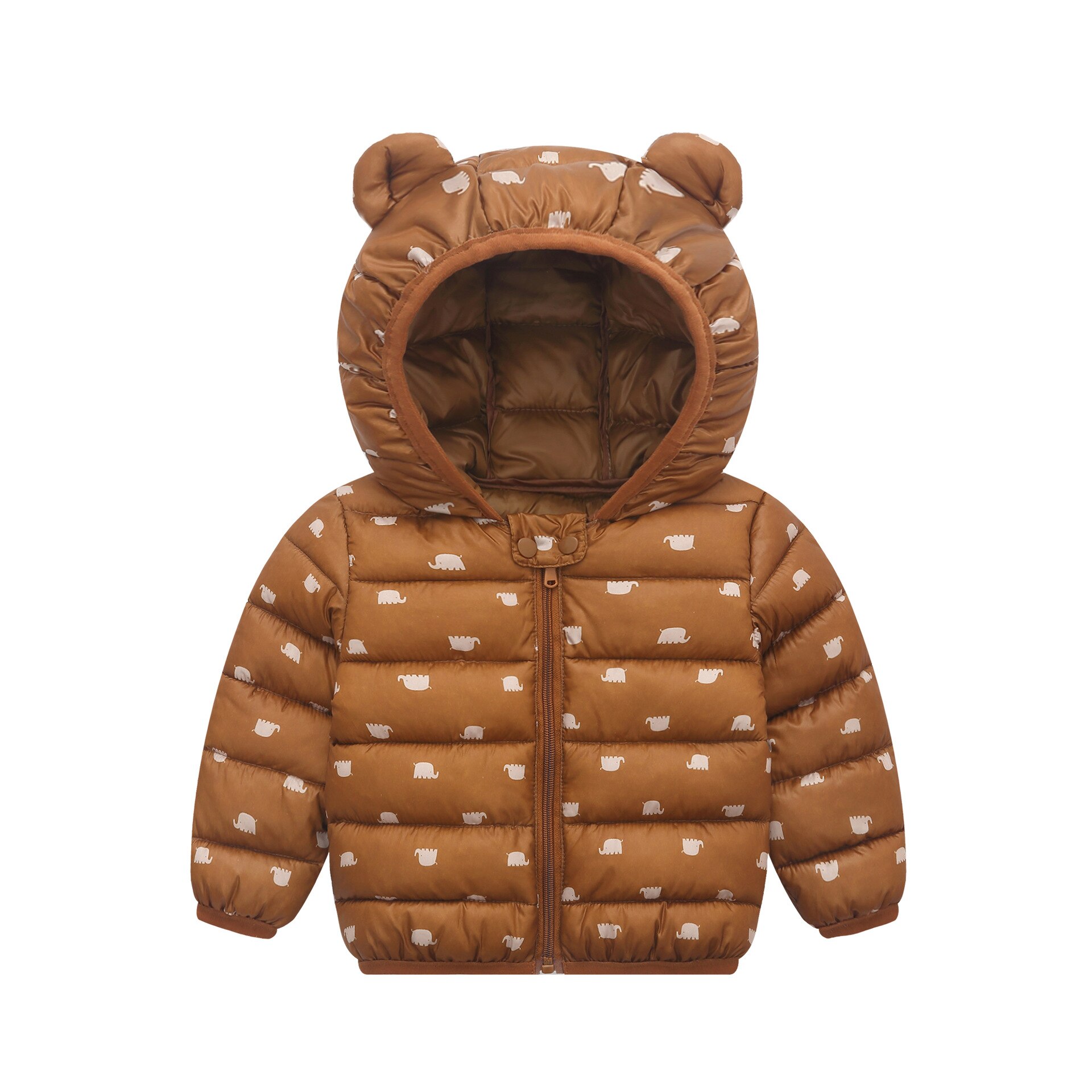 Winter Warm Baby Jassen Meisjes Jongens Kids Jassen Hooded Lange Mouwen Katoen Cartoon Baby Kleding Mode Peuter Bovenkleding Herfst