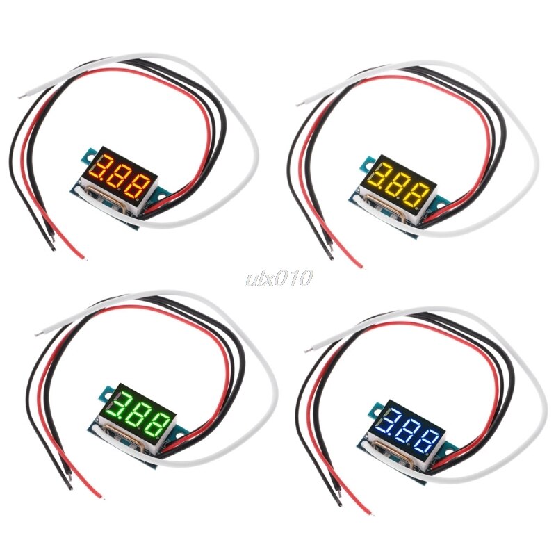 DC0-10A Digital LED Ammeter Current Panel Meter 0.36in Module Reverse Protection July
