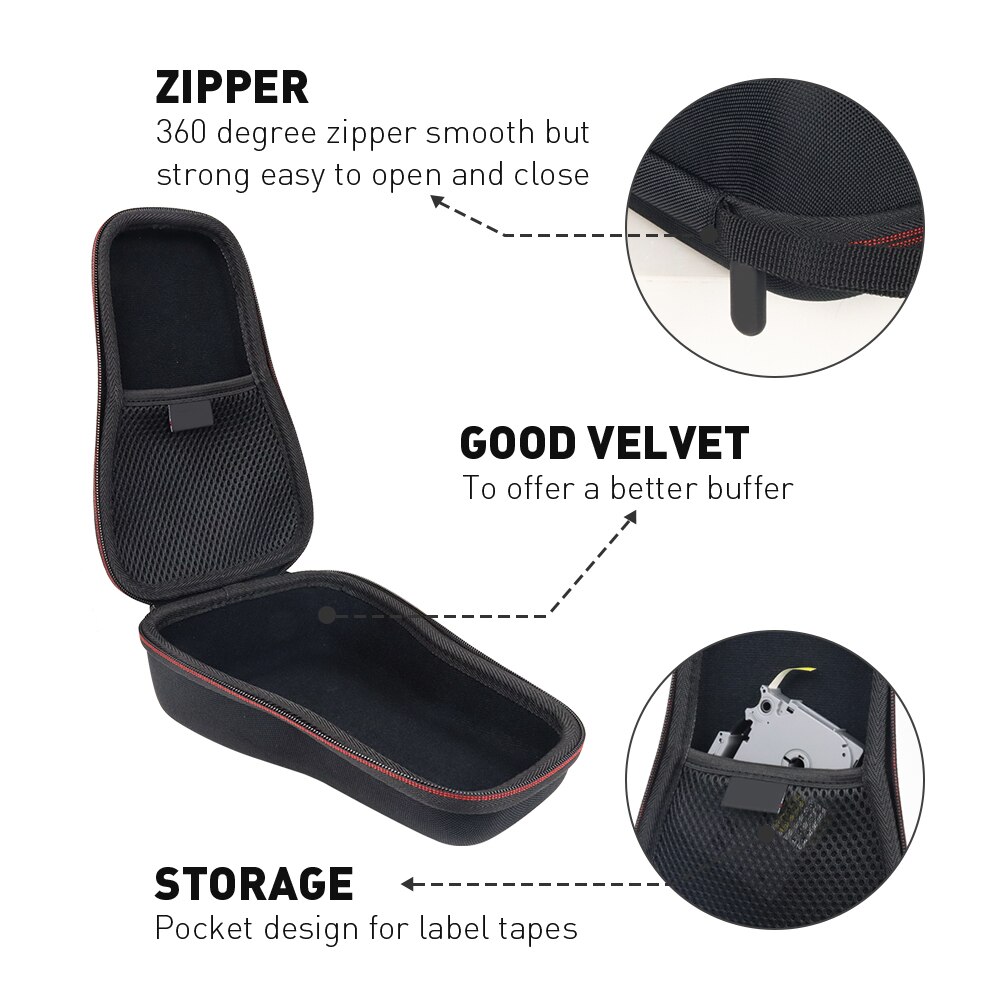 Protection Case for Brother PT-H110 Label Maker Hard Case tz-231 TZ Tape Printer Bag PT-E100 PT-H100 H110 Package Box EVA Case
