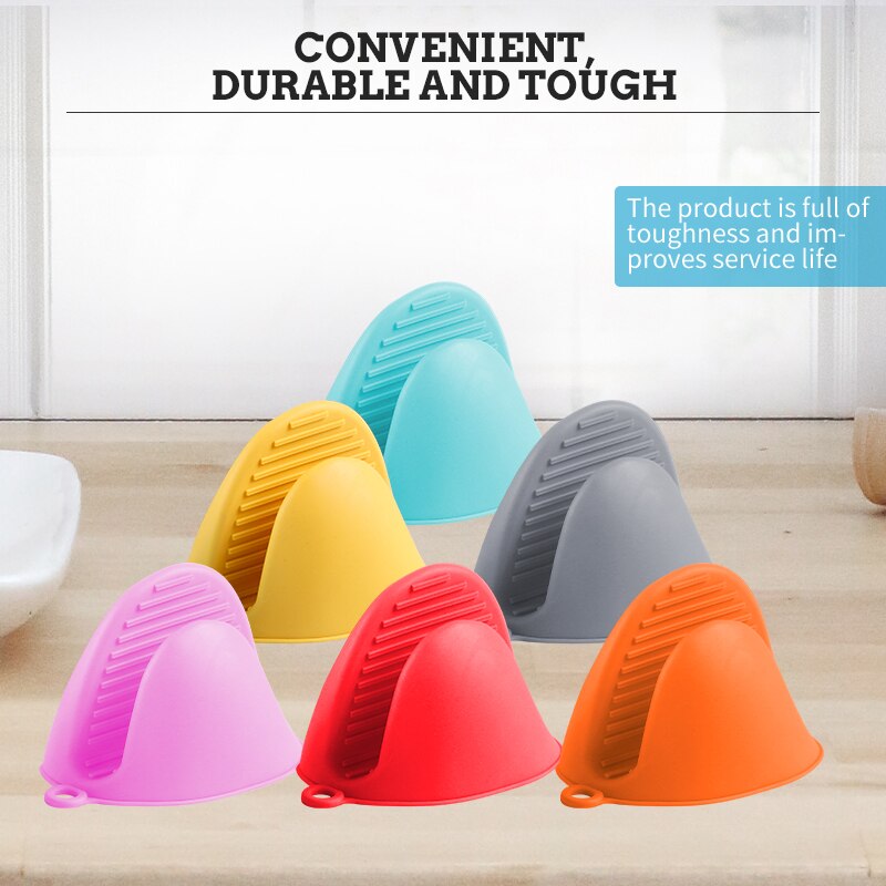 Oven Handschoenen Isolatie Clip Mitts Potholder Handschoen Koken Magnetron Antislip Gripper Pot Houder Keuken Bakken Tools