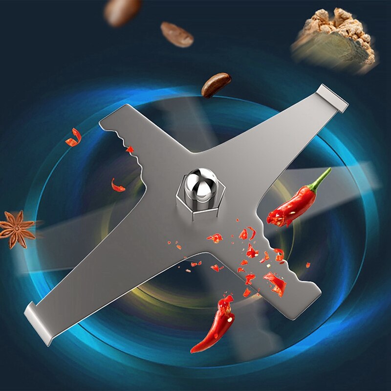 Molinillo Eléctrico de granos de café de acero inoxidable, molinillo de granos, especias, cereales, herramientas de cocina, enchufe europeo