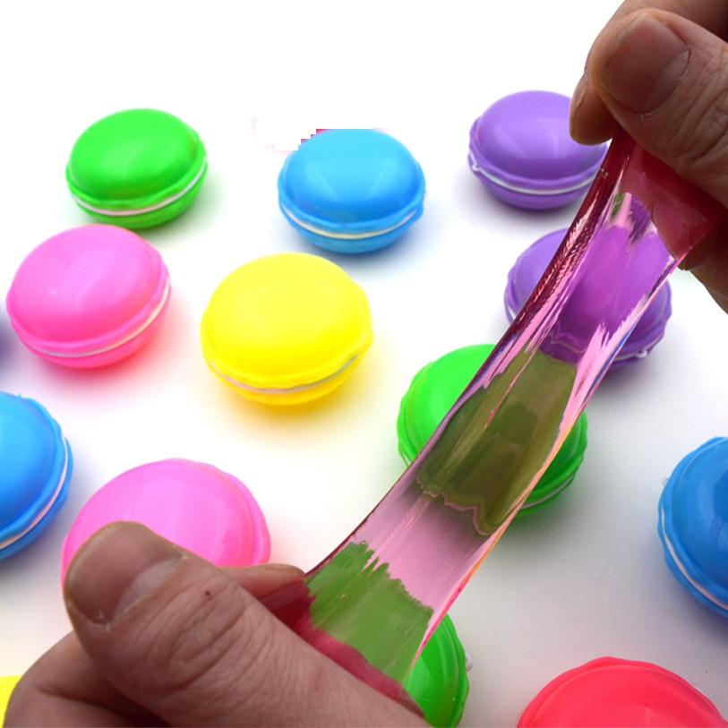 Creatieve Kleine Speelgoed Bitterkoekje Transparant Kristal Modder Blow Bubbels