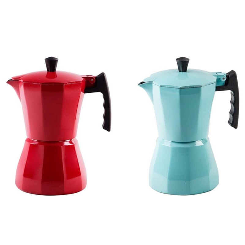 Italialainen alumiininen kahvinkeitin moka espressokeittimen työtaso 300ml liesituuletinta