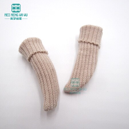 1/6 blyth Azone accesorios de ropa para muñecas calcetines de caramelo de rosa, rojo, azul, caqui: XB--XW--004--F