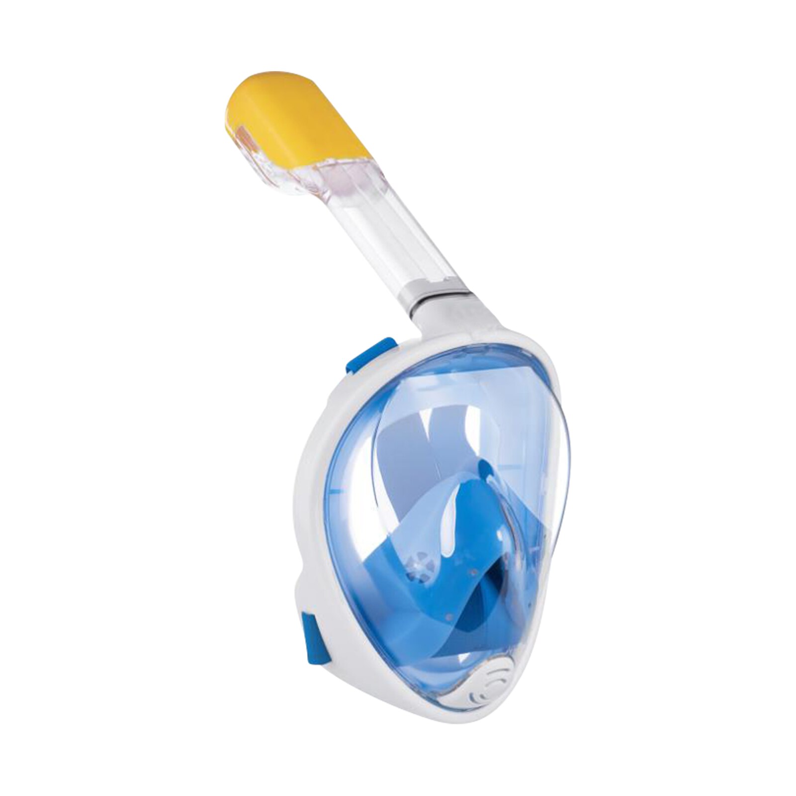 Scuba Snorkeling Set Full Face Anti Fog Mask Anti-leakage Underwater Diving Face Protector For Adults Swimming Snorkel Mask Set: Blue / S/M
