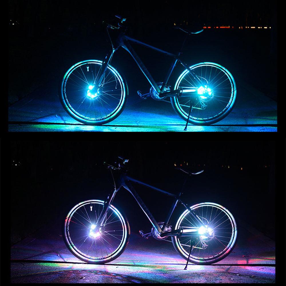 Cykelnavlys til børn balance cykel usb genopladelig led cykel cykel eger lys sikkerhed advarselslys hub tilbehør