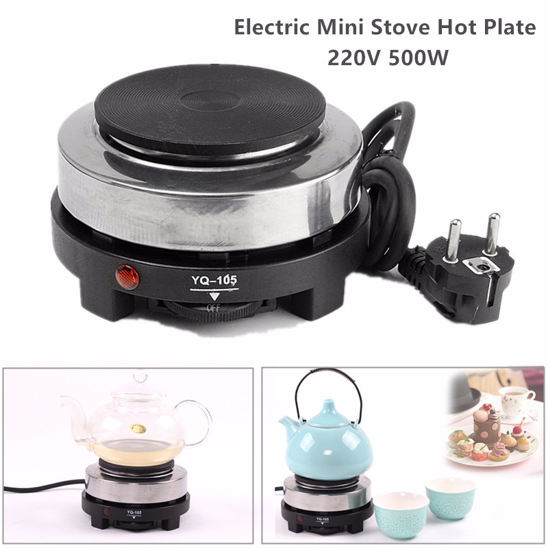 Anjielosmart Portable Mini Electric Stove Multifunction Coffee Tea Heater Plate Mocha Heating Furnace Coffee Cup Warmer EU Plug