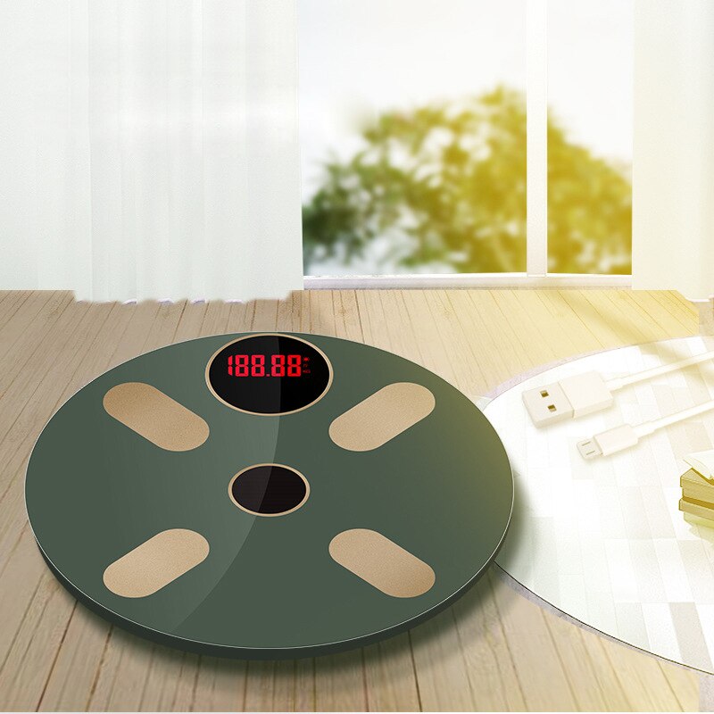 Bathroom Scale Smart LED Display Digital Scale Body Weight BMI Bluetooth Scales Floor Body Weight 3 Color