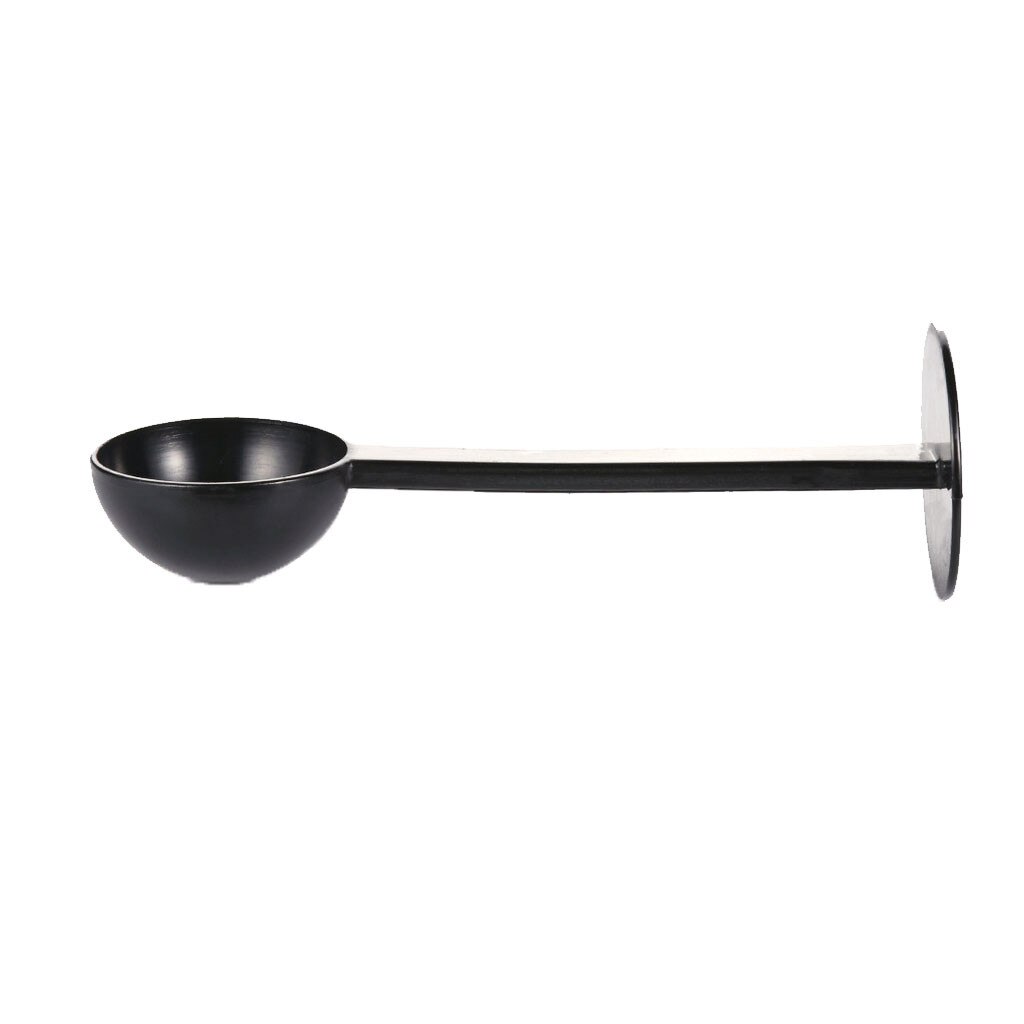 Kitchen Craft Measuring Tamping Scoop Coffee Tamper Black Espresso Stand Coffee Spoon Coffee & Tea Tools: Default Title