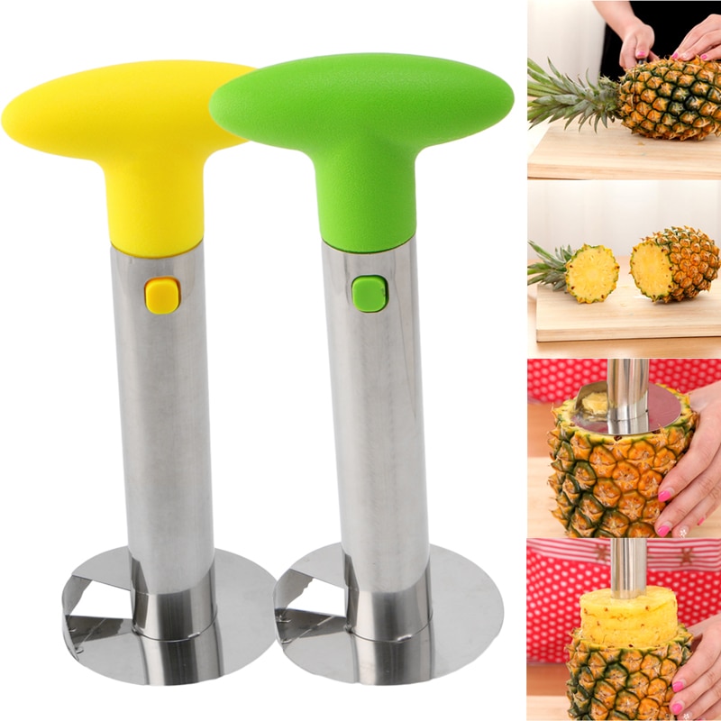 Fruit Ananas Corer Slicers Peeler Snoeier Cutter Keuken Cutter Peeler Makkelijk Tool Rvs Of Plastic Wyq
