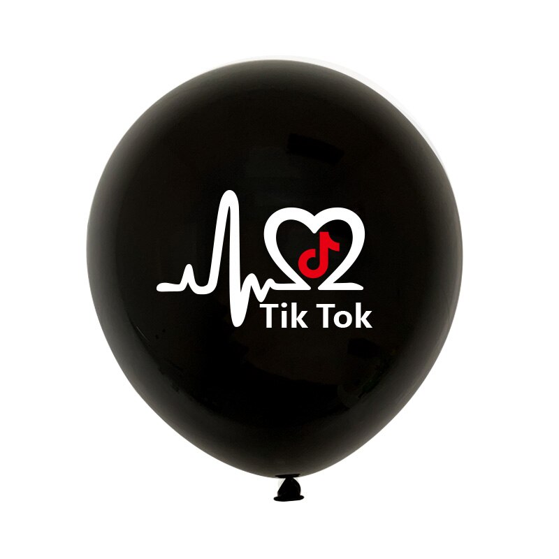 10Pcs 12Inch Notities Latex Ballonnen Kleine Video Symbool Ballen Verjaardagsfeestje Decor Populaire Muziek App Helium ballon: Light Grey