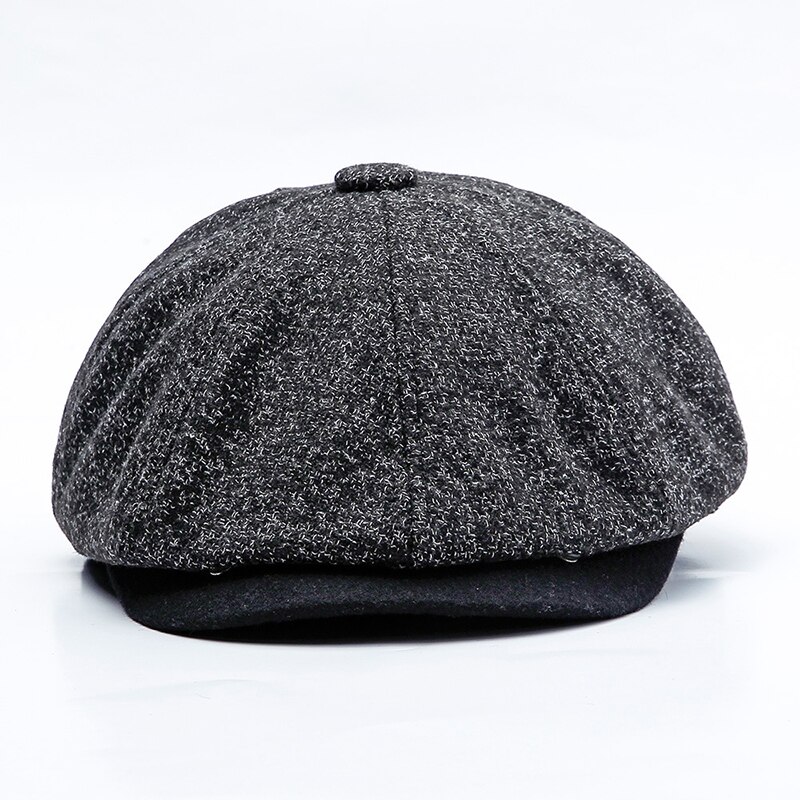 Men beret vintage Herringbone Gatsby Tweed peaky blinders hat Newsboy Beret Autumn Winter Flat Peaked Beret Hats Boina BLM278