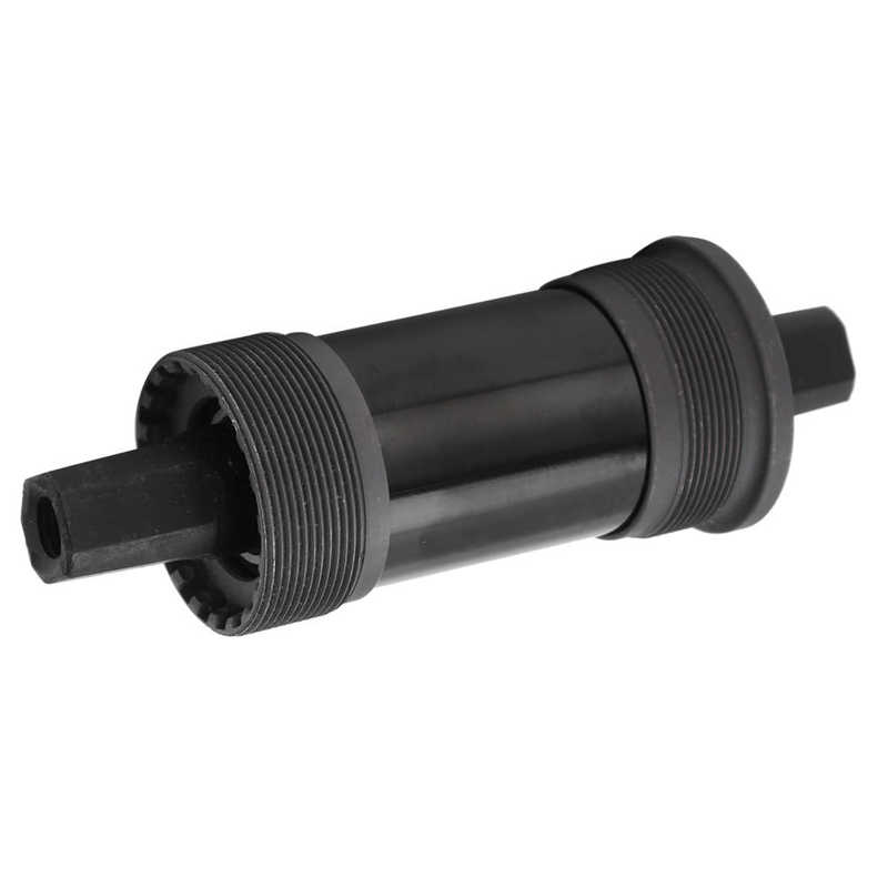 Bike Bottom Bracket Mountain Bike Sealed Bottom Bracket 68mm Steel Axis with Screw for Square Hole Crank Bottom Bracket