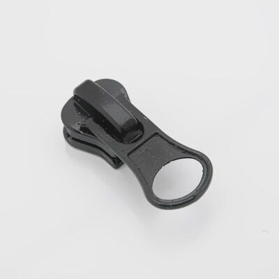 Meetee 20 Pcs 5 # Hars Rits Hoofd Dikke Voor Hars Zip Pull Slider Diy Reparatie Kussen Quilt Beddengoed Zakken naaien Kleding ZT005: Black