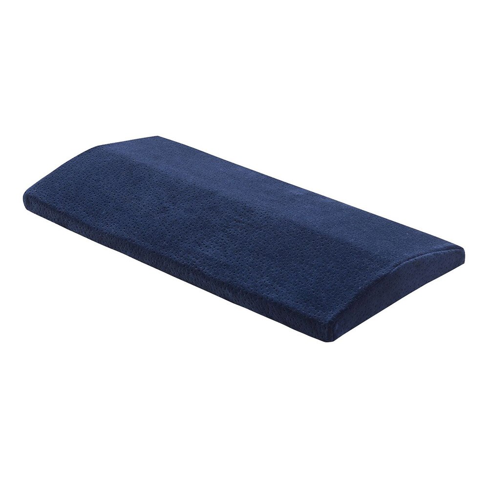 Lower Back Cushion Pain Relief Memory Cotton Solid For Sleeping Lumbar Pillow Bedroom Orthopedic Slow Bounce Home Pregnant Woman: Navy Blue