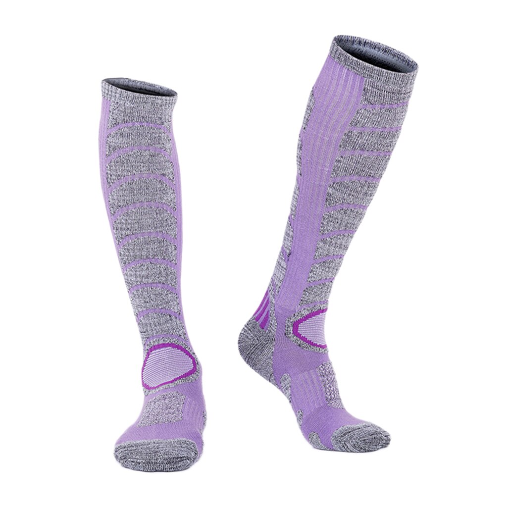 Masculino feminino longo quente neve meias de esqui caminhadas ao ar livre inverno esporte meias snowboard